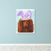 赤ダシュント キャンバスプリント (インサイチュ (ウッドフロア))