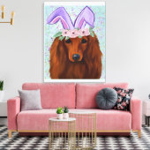 赤ダシュント キャンバスプリント (インサイチュ (リビング))