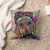 赤ダシュント クッション (ブランケット)