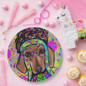 赤ダシュント ペーパープレート (パーティー)