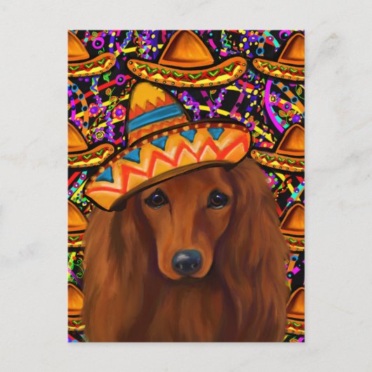 赤ダシュント ポストカード (正面)