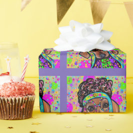 赤ダシュント ラッピングペーパー