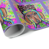 赤ダシュント ラッピングペーパー (ロールコーナー)