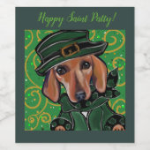 赤ダシュント ワインラベル (シングルラベル)