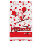 赤チアリーダーに合わせる スモールペーパーバッグ (裏面)