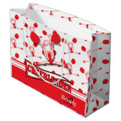 赤チアリーダーに合わせる ラージペーパーバッグ (裏面アングル)