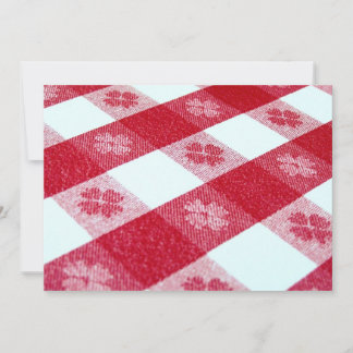 赤チェックのテーブルクロスの時間！