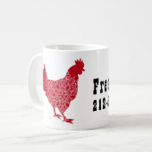 赤チキン生卵プロモーション コーヒーマグカップ (正面左)