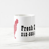 赤チキン生卵プロモーション コーヒーマグカップ (中央)