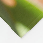 赤チューリップの花 フリースブランケット (角)