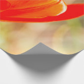 赤チューリップの花 ラッピングペーパー (角)