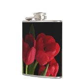 赤チューリップフラスコ フラスク (左)