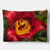 赤チューリップ アクセサリーポーチ (裏面)