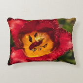 赤チューリップ アクセントクッション (正面)