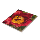 赤チューリップ タイル (側面)