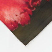 赤チューリップ フリースブランケット (角)