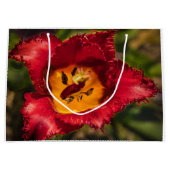 赤チューリップ ラージペーパーバッグ (正面)