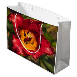 赤チューリップ ラージペーパーバッグ