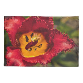 赤チューリップ 枕カバー