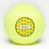 赤チリ緑チリzia sun テニスボール (裏面)