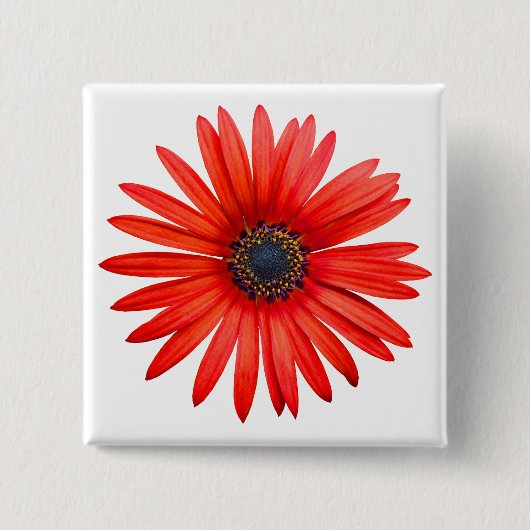 赤デビル 缶バッジ (正面)