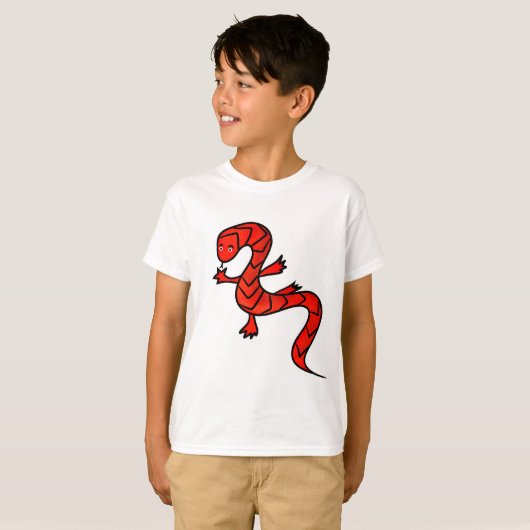 赤トカゲ Tシャツ (正面フル)