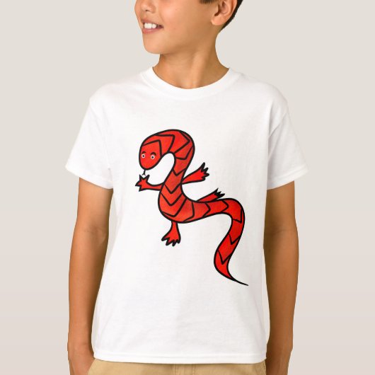 赤トカゲ Tシャツ (正面)