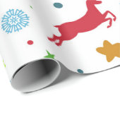 赤トナカイ ラッピングペーパー (ロールコーナー)