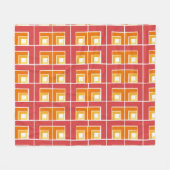 赤トプシー・ターヴィ フリースブランケット (正面(横))