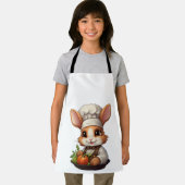 赤トマトのかわいいシェフバニー エプロン (インサイチュ)
