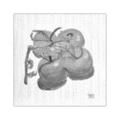 赤トマトのつる植物 ラバースタンプ (インプリント)