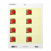 赤トマト出荷ラベル ラベル (フルシート)