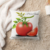 赤トマト野菜フルーツ クッション (ブランケット)
