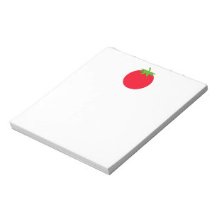 赤トマト。 ノートパッド