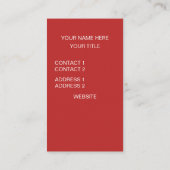 赤トマト 名刺 (裏面)