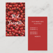 赤トマト 名刺 (正面/裏面)