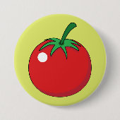 赤トマト 缶バッジ (正面)