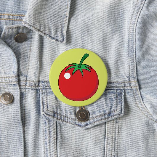 赤トマト 缶バッジ (インサイチュ)