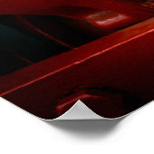 赤トラクタモータ ポスター (角)