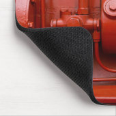 赤トラクタモータ マウスパッド (コーナー)