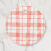 赤トラクターファーム動物の誕生日 フェイバータグ (裏面)