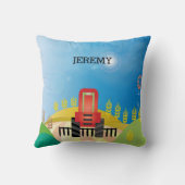 赤トラクター付きファーム クッション (裏面)