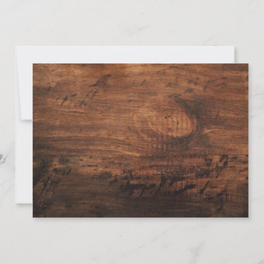 赤トラック松の木、ライトウッドクリスマスパーティー 招待状 (裏面)