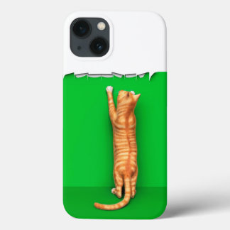 赤トラ猫が紙を引き裂く Case-Mate iPhoneケース iPhone 13ケース