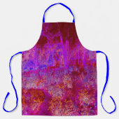 赤トリップ（幻覚体験）のようなとマゼンタの印象派の風景 エプロン (正面)