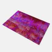 赤トリップ(幻覚体験)のようなとマゼンタの印象派の風景 ドアマット (アングル)