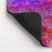 赤トリップ（幻覚体験）のようなとマゼンタの印象派の風景 マウスパッド (コーナー)