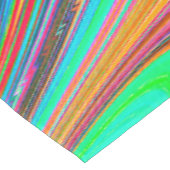 赤トリップ（幻覚体験）のような、緑、青の抽象芸術Groovy Art テーブルクロス (アングル)