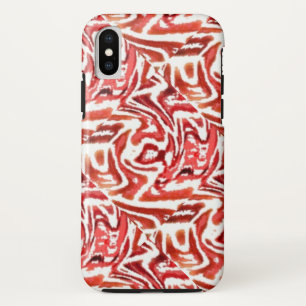 赤トロピック iPhone XSケース
