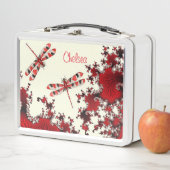 赤トンボ名前をカスタムする弁当箱 メタルランチボックス (インサイチュ)